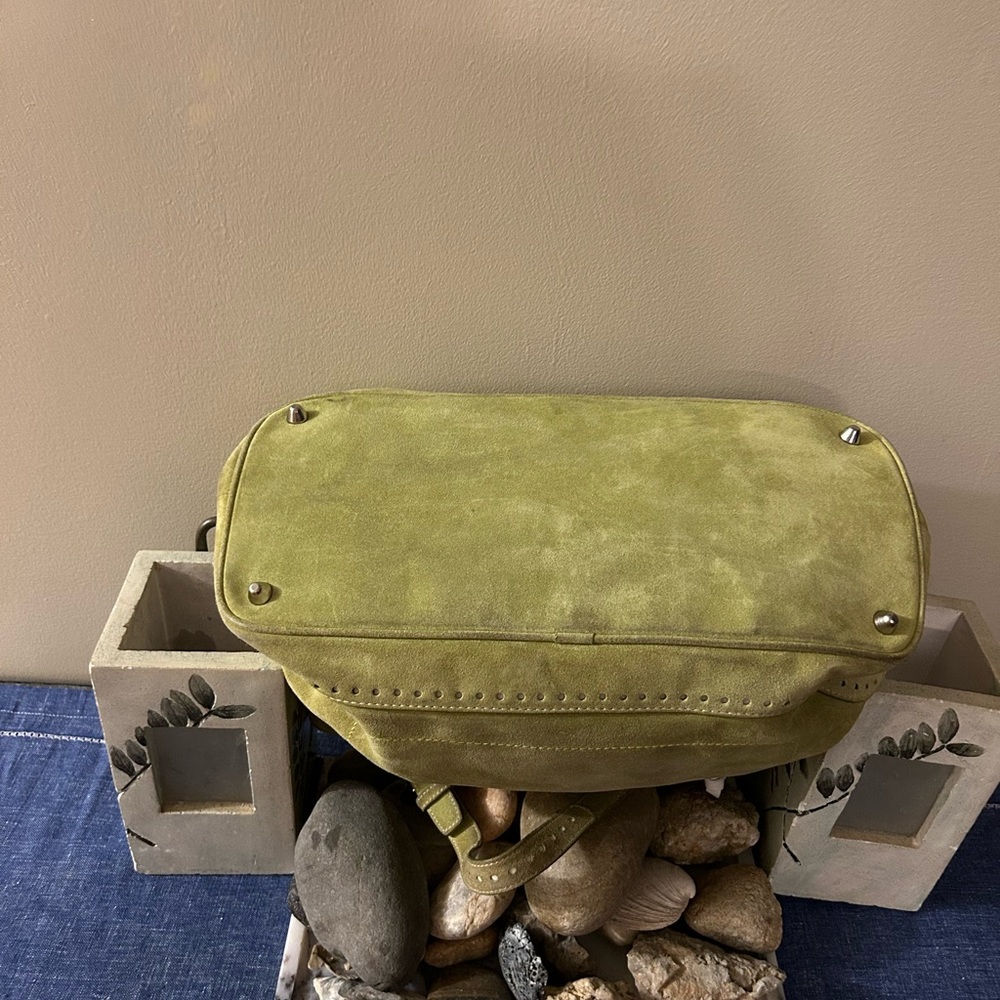 RARE COACH LEATHER AND SUEDE BAG - Picture 2 of 8